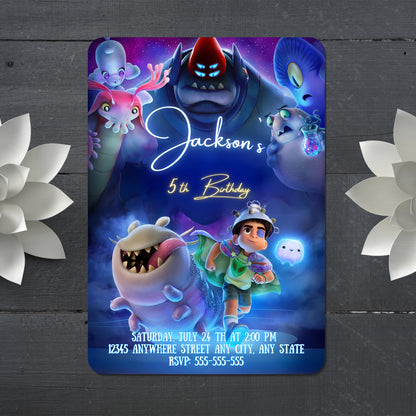 Digital Elio Birthday Invitation - CreativeRino
