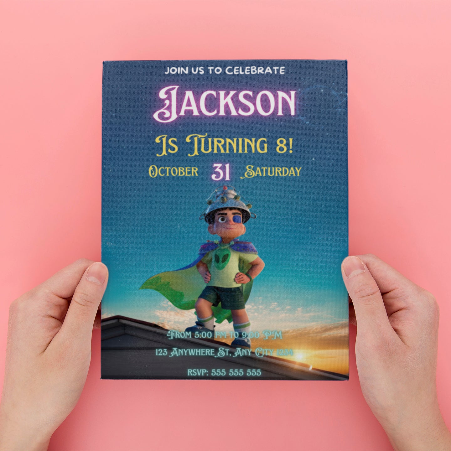 Elio Birthday Invitation - CreativeRino