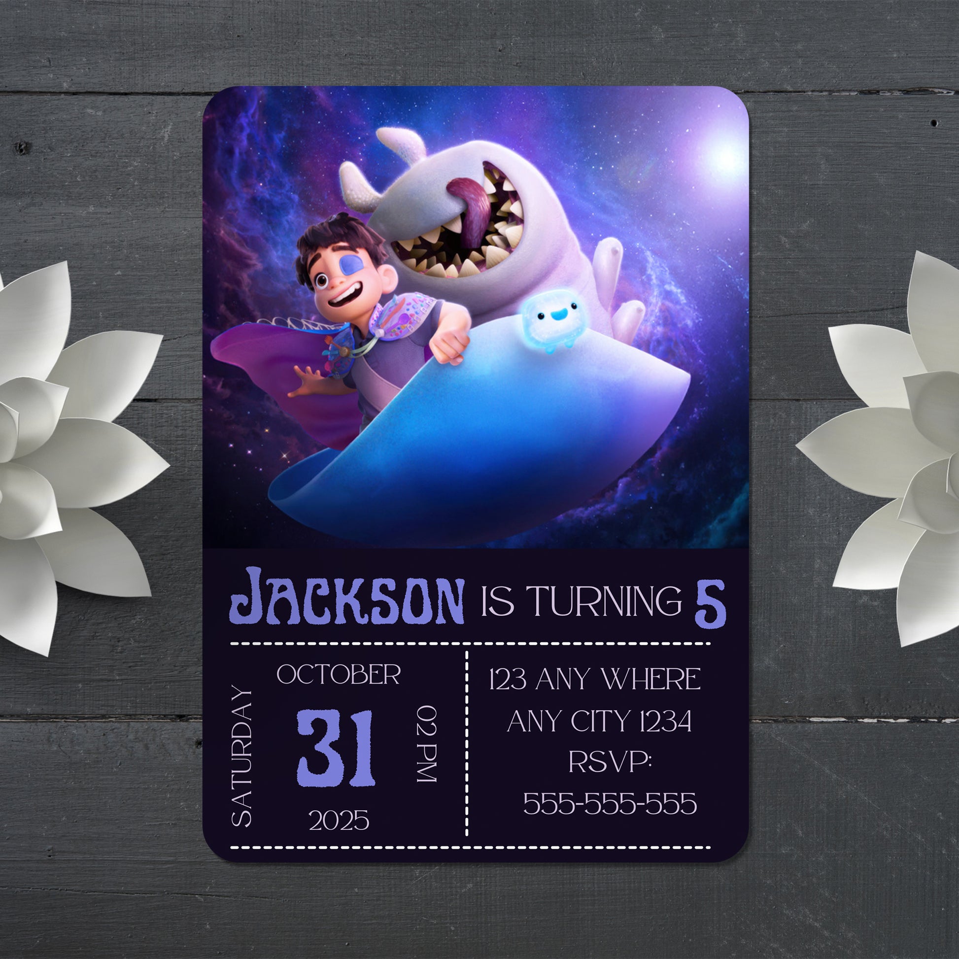 Elio Birthday Party Invitation - CreativeRino