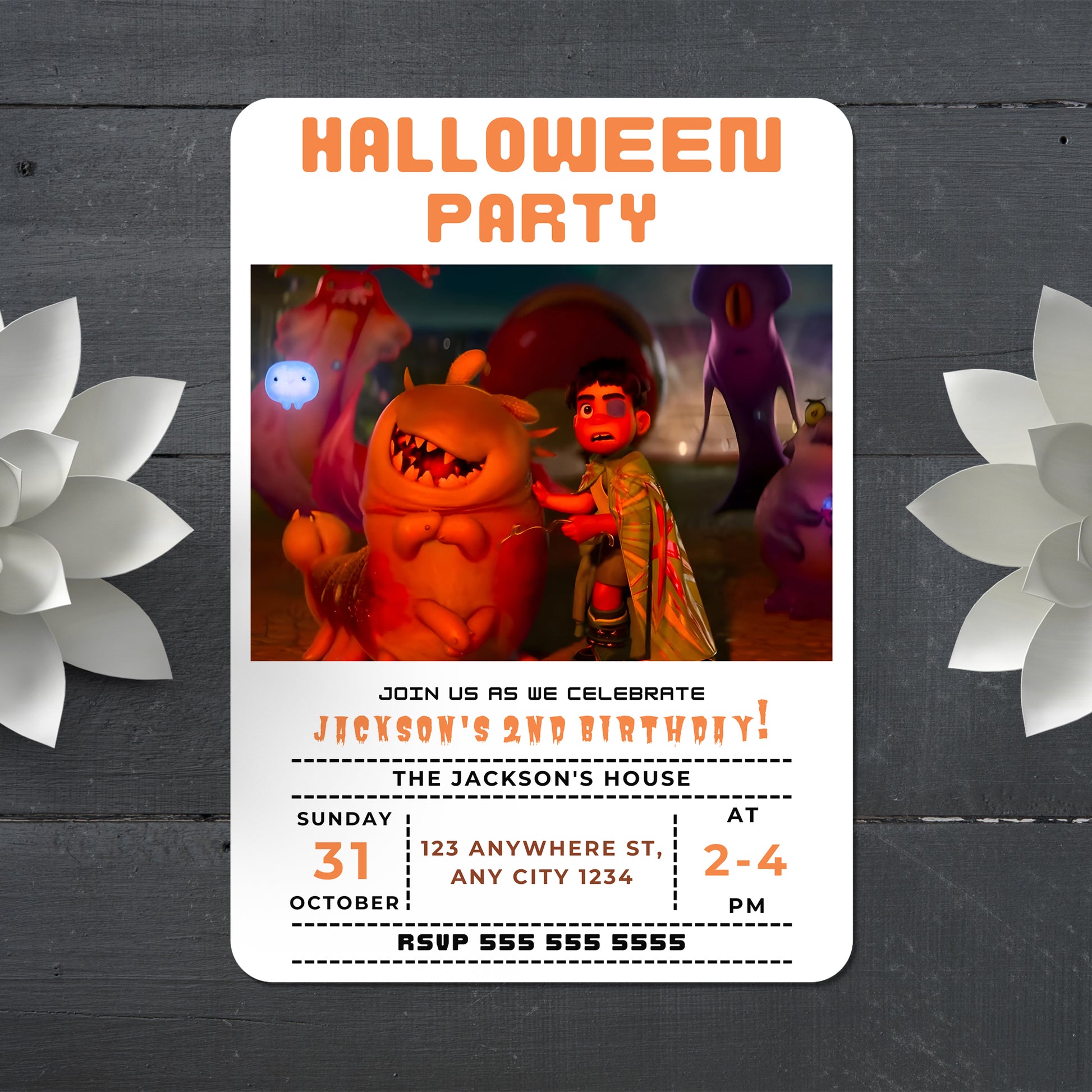 Elio Halloween Party Invitation - CreativeRino
