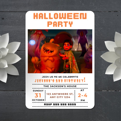 Elio Halloween Party Invitation - CreativeRino