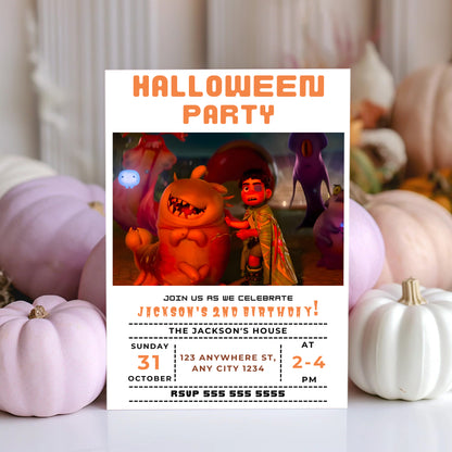 Elio Halloween Party Invitation - CreativeRino