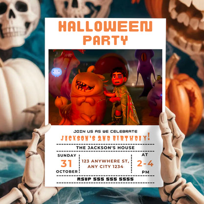 Elio Halloween Party Invitation - CreativeRino