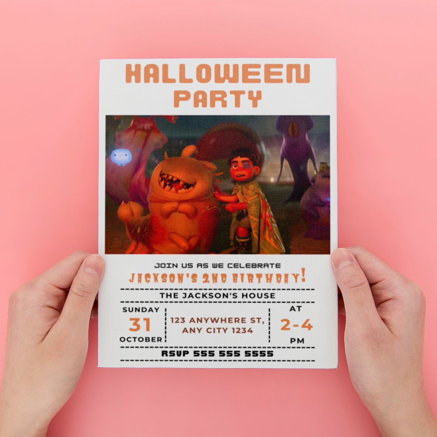 Elio Halloween Party Invitation - CreativeRino