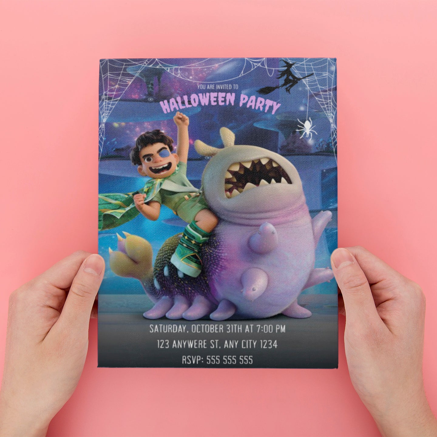 Printable Elio Halloween Party Invitation - CreativeRino