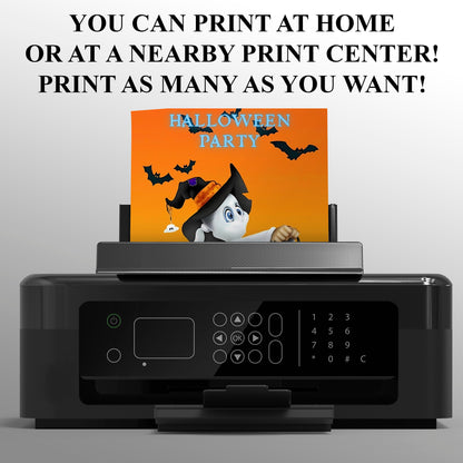 Casper Halloween Party Invitation - CreativeRino