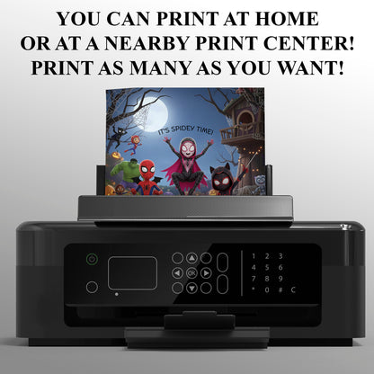 Spidey and His Amazing Friends Halloween Party Invitation - CreativeRino