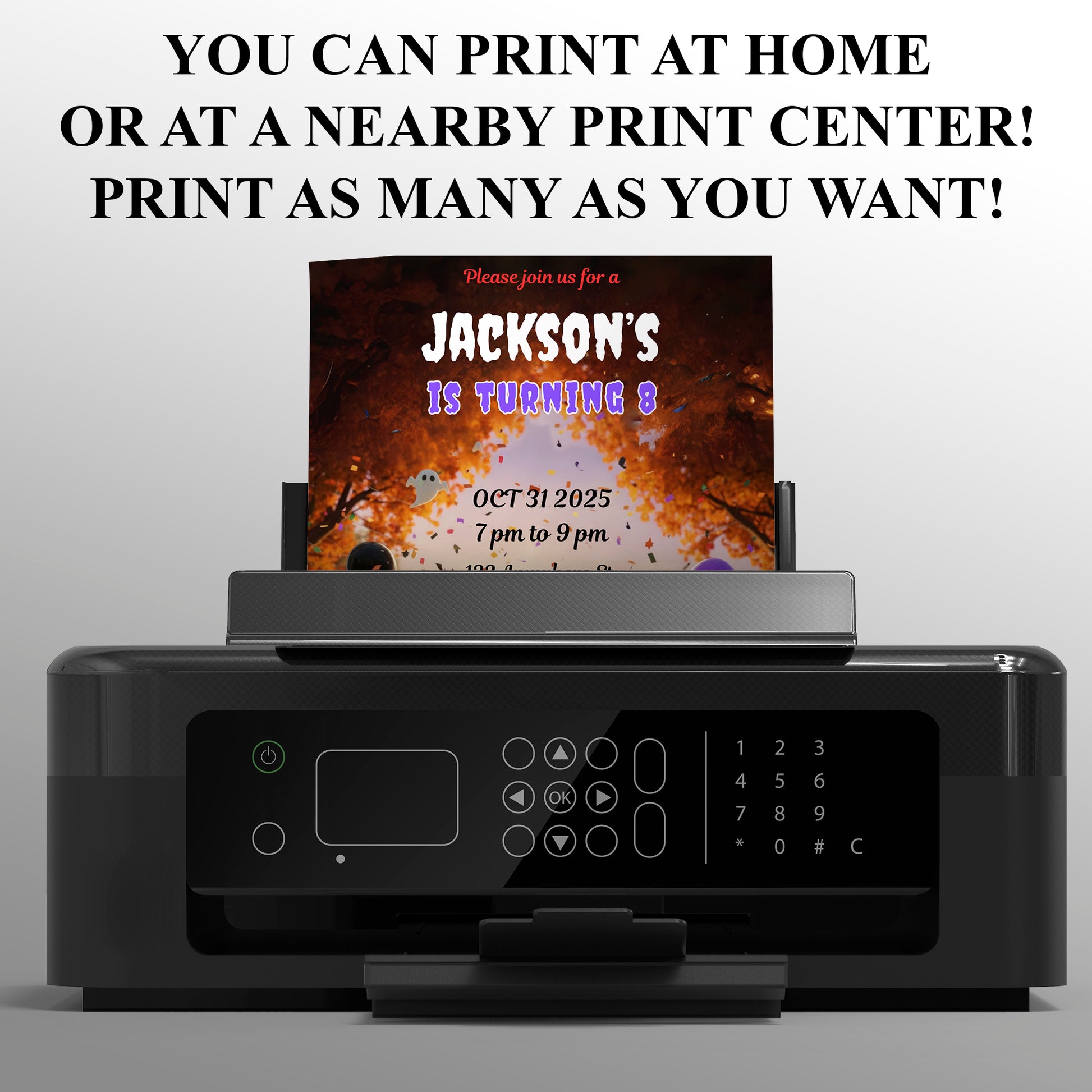 Spidey and His Amazing Friends Halloween Birthday Invitation - CreativeRino