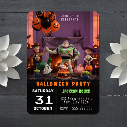 Toy Story Halloween Party Invitation - CreativeRino