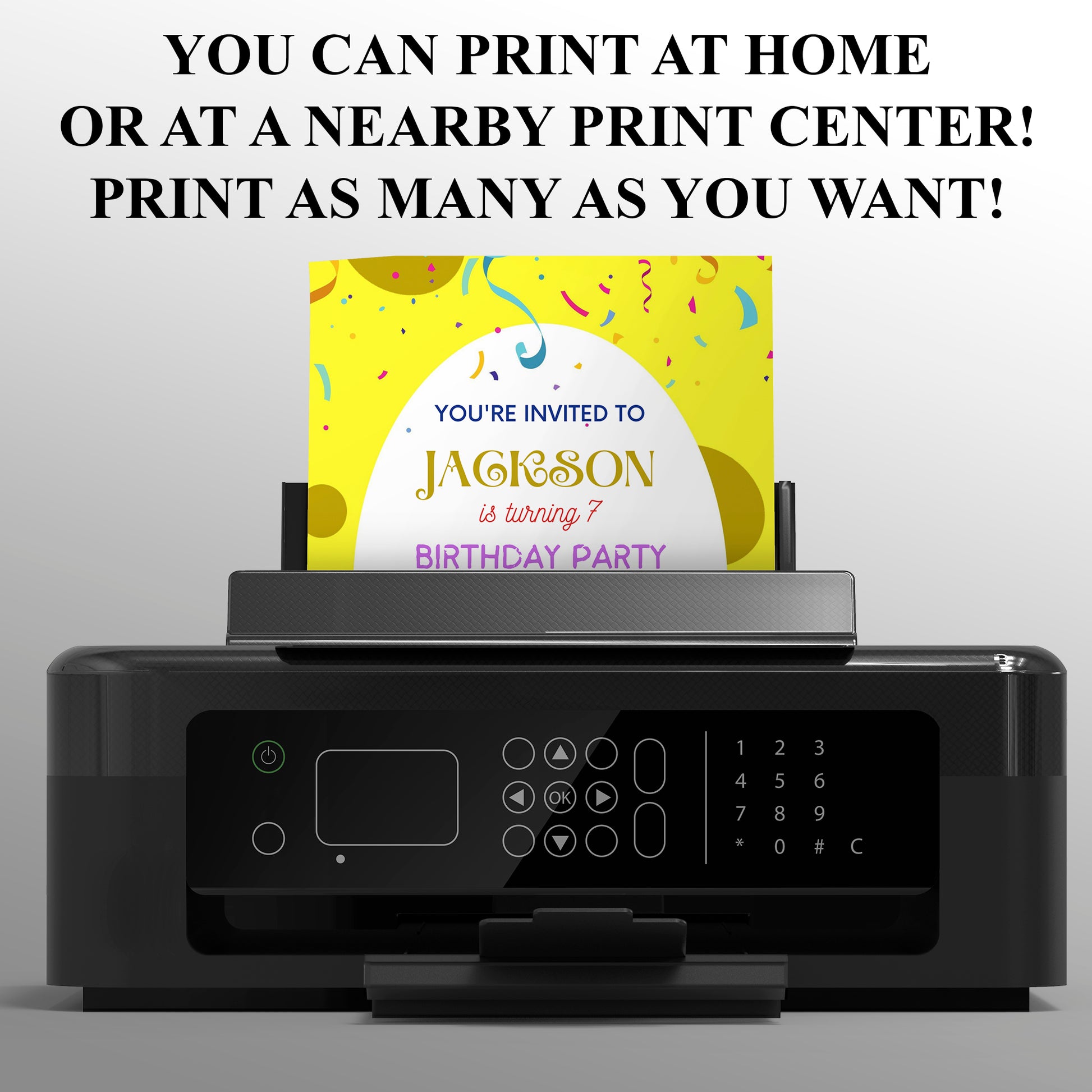 SpongeBob Birthday Invitation Template - CreativeRino