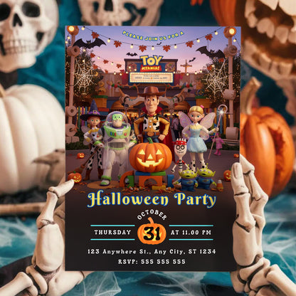 Toy Story Halloween Party Invitation - CreativeRino