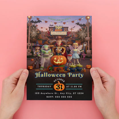 Toy Story Halloween Party Invitation - CreativeRino