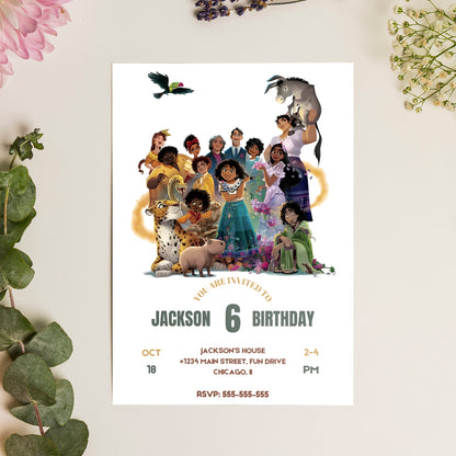 Encanto Birthday Invitation Template - CreativeRino