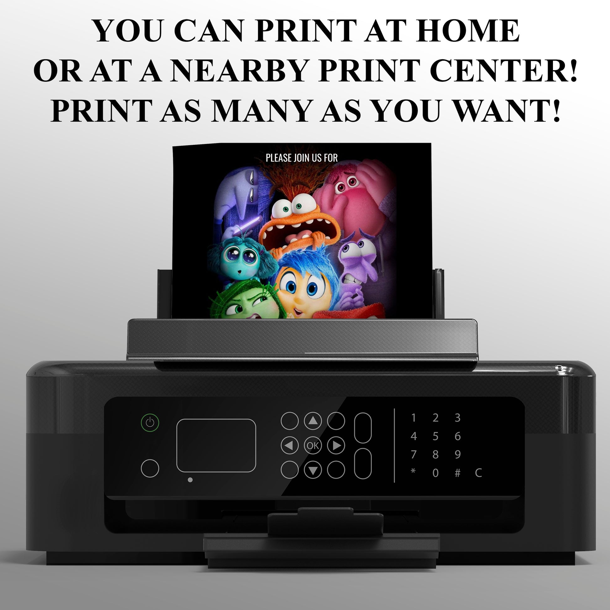 Inside Out Birthday Invitation Template - CreativeRino