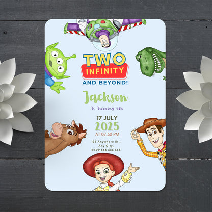 Toy Story Birthday Invitation Template - CreativeRino