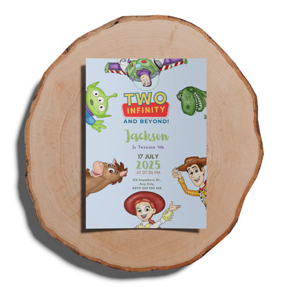 Toy Story Birthday Invitation Template - CreativeRino