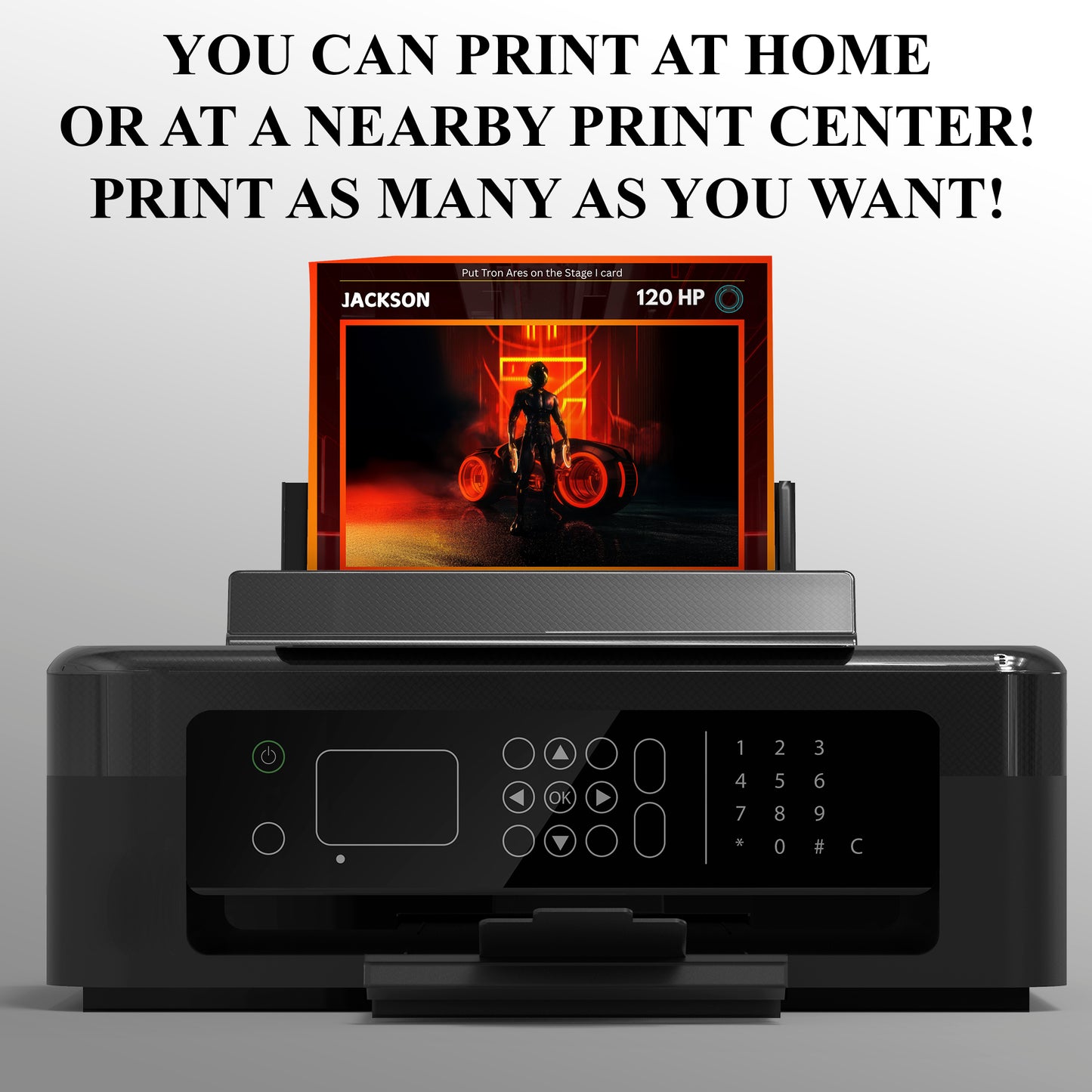 Tron Ares Invitation Card - CreativeRino