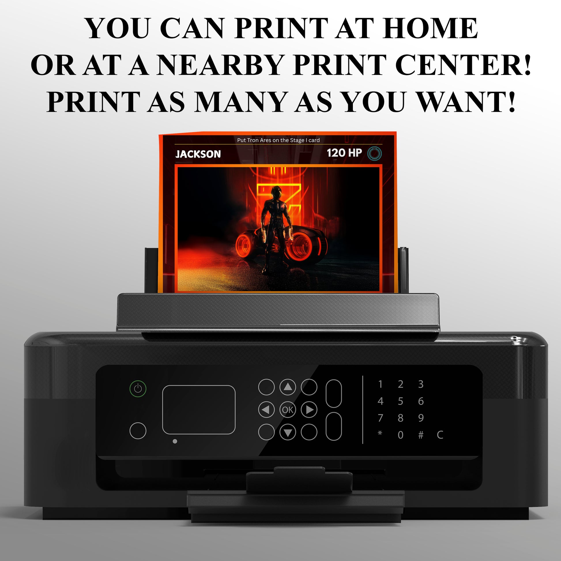 Tron Ares Invitation Card - CreativeRino