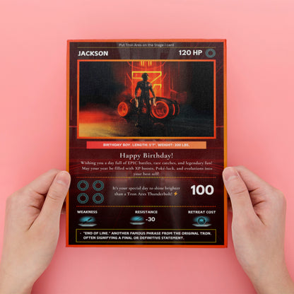 Tron Ares Invitation Card - CreativeRino