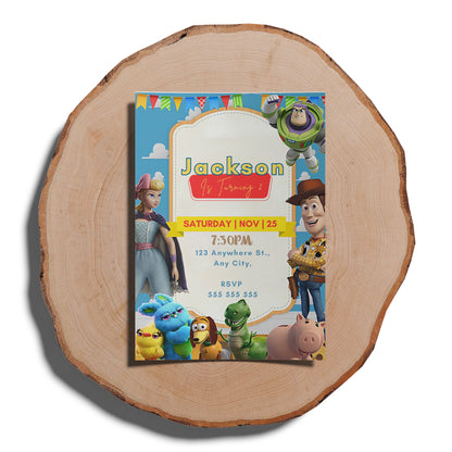 Toy Story Birthday Invitation Template - CreativeRino