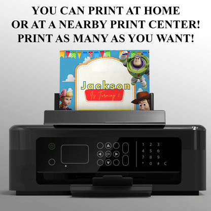 Toy Story Birthday Invitation Template - CreativeRino