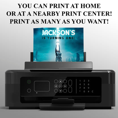 Tron Ares Birthday Party Invite - CreativeRino