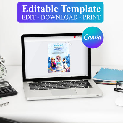 Disney Frozen Birthday invitation - CreativeRino