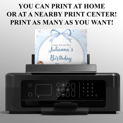 Disney Frozen Birthday Party Invitation - CreativeRino