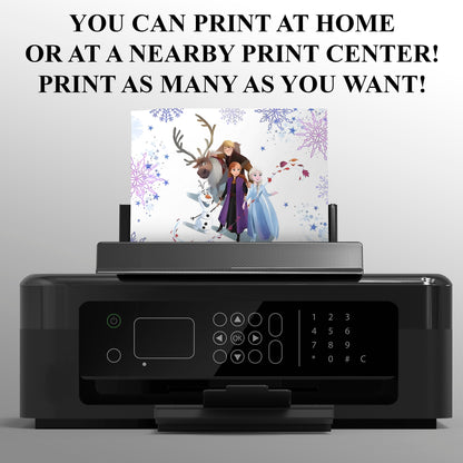 Editable Frozen Birthday Invitation - CreativeRino