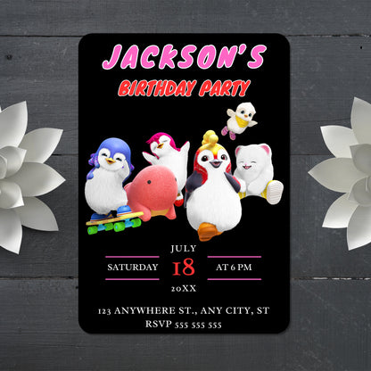 Digital Crash Bandicoot Birthday Template - CreativeRino