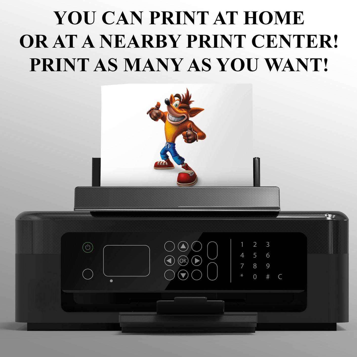Crash Bandicoot Birthday Party Invitation - CreativeRino