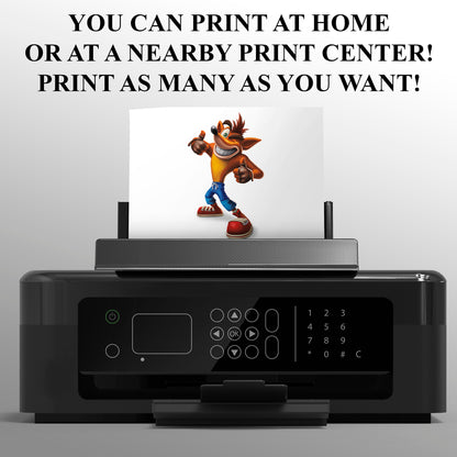 Crash Bandicoot Birthday Party Invitation - CreativeRino