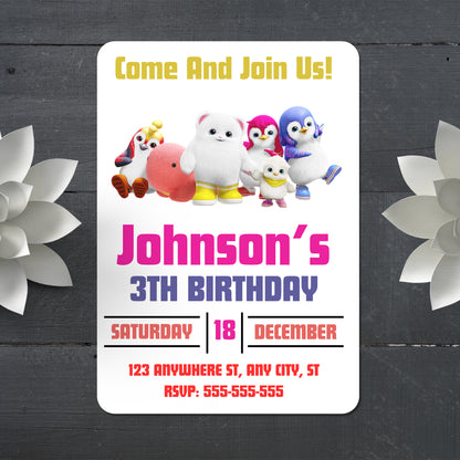 Badanamu Birthday Party Invitation - CreativeRino