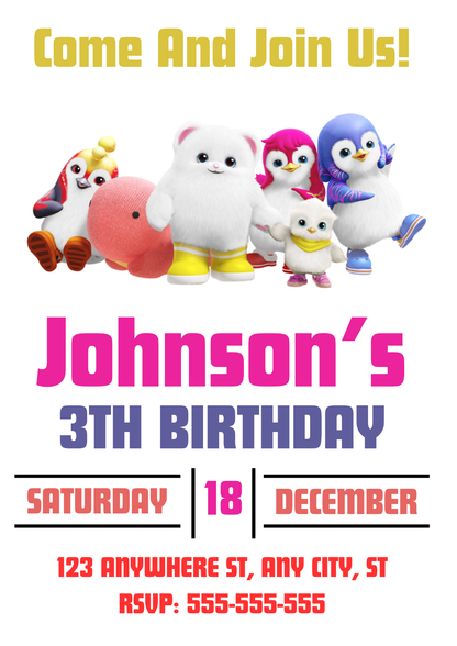 Badanamu Birthday Party Invitation - CreativeRino