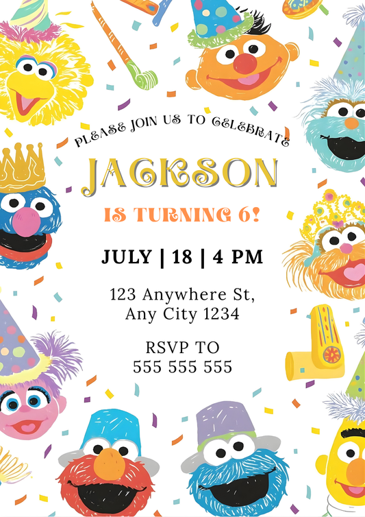 Abby Cadabby Birthday Party Invitation - CreativeRino