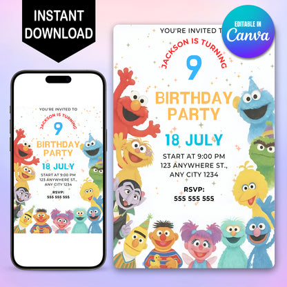 printable Abby Cadabby Birthday Invitation - CreativeRino