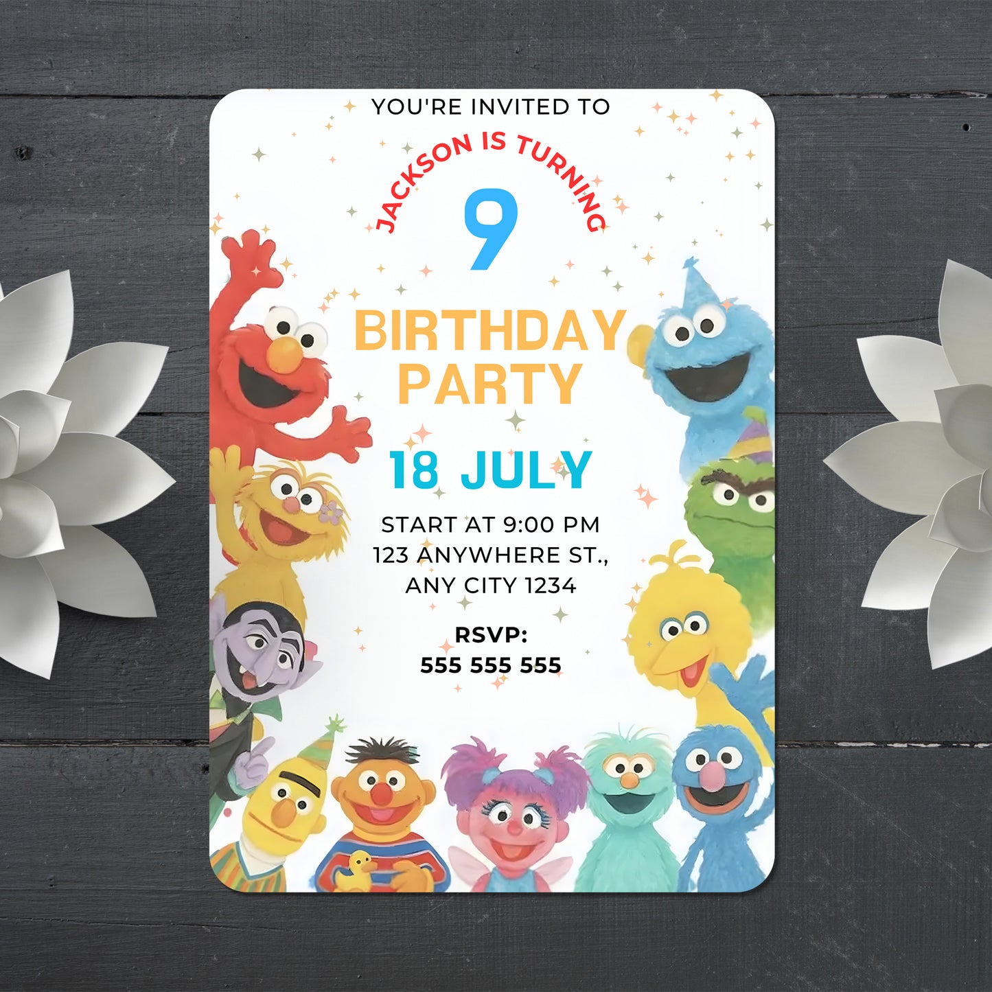 printable Abby Cadabby Birthday Invitation - CreativeRino
