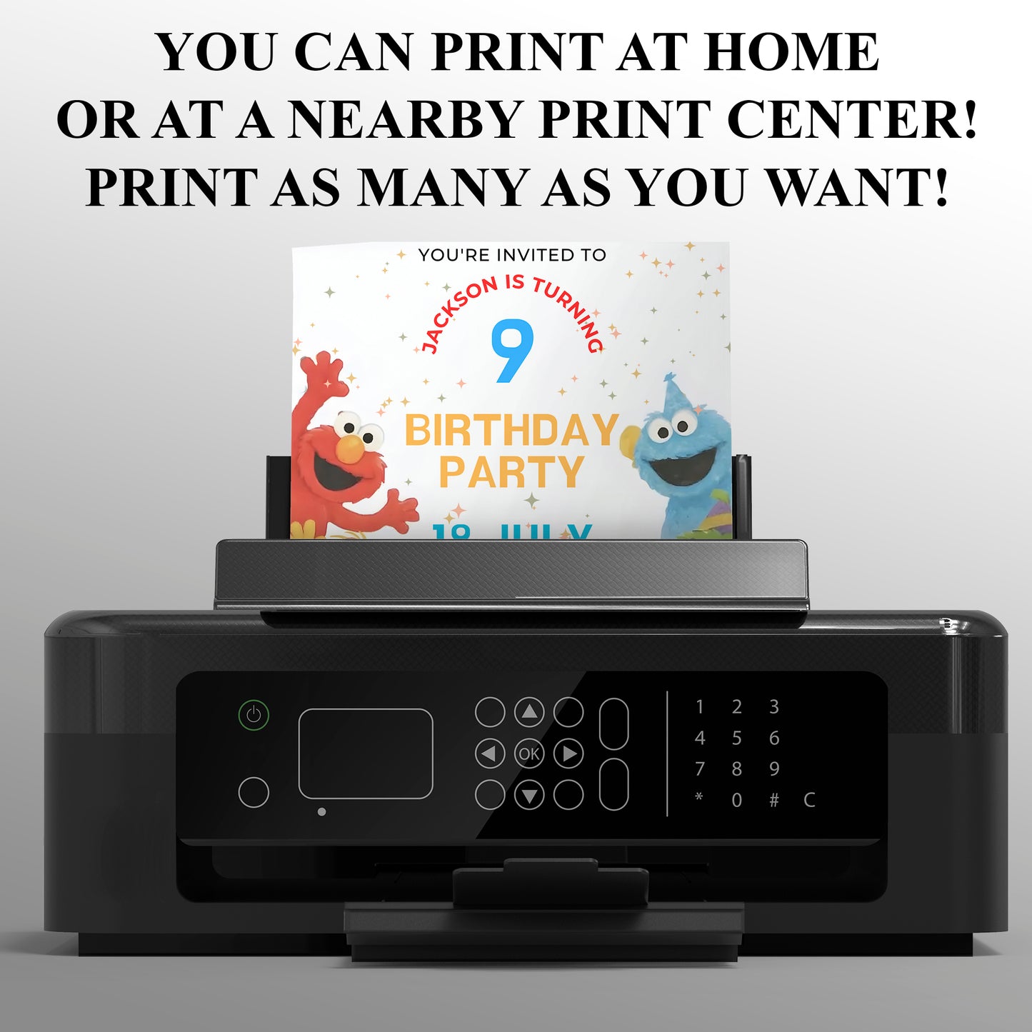 printable Abby Cadabby Birthday Invitation - CreativeRino