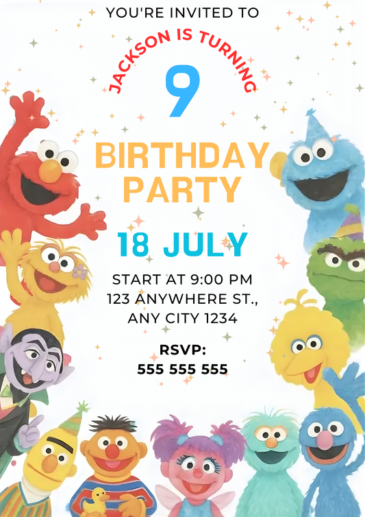printable Abby Cadabby Birthday Invitation - CreativeRino