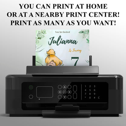 Tinker Bell Birthday Invitation - CreativeRino