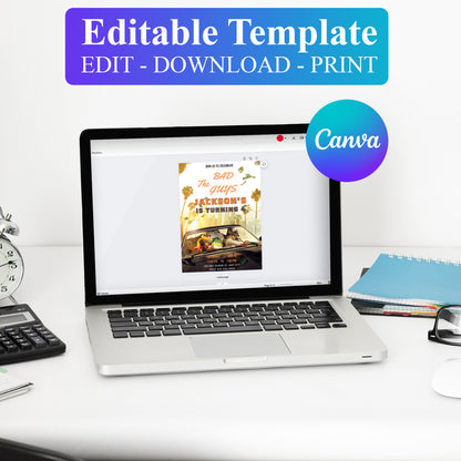 The Bad Guys Birthday Invitation Template - CreativeRino