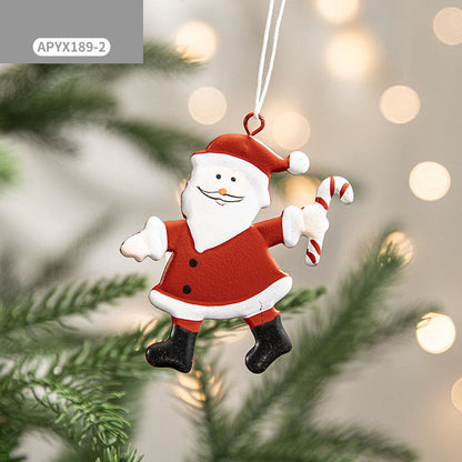 Hand-Painted Snowman Christmas Ornaments | Cute Wooden or Resin Tree Pendants Decor eprolo