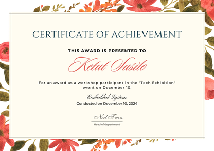 Certificate of Achievement Template | Achievement Certificate - CreativeRino