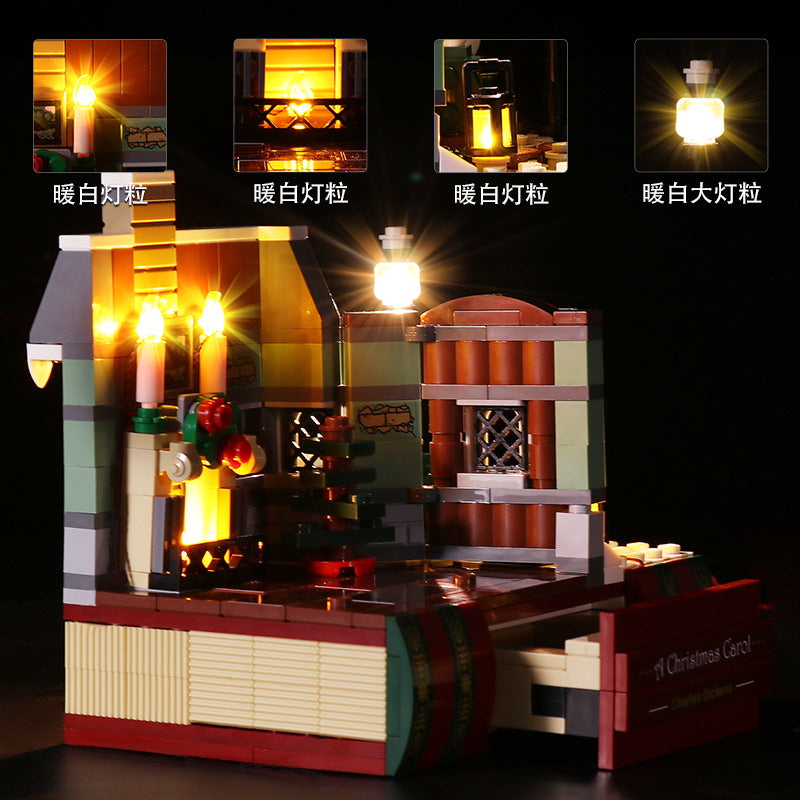 Vonado LED Light Kit Compatible with LEGO 40410 Charles Dickens Tribute | A Christmas Carol Illumination eprolo