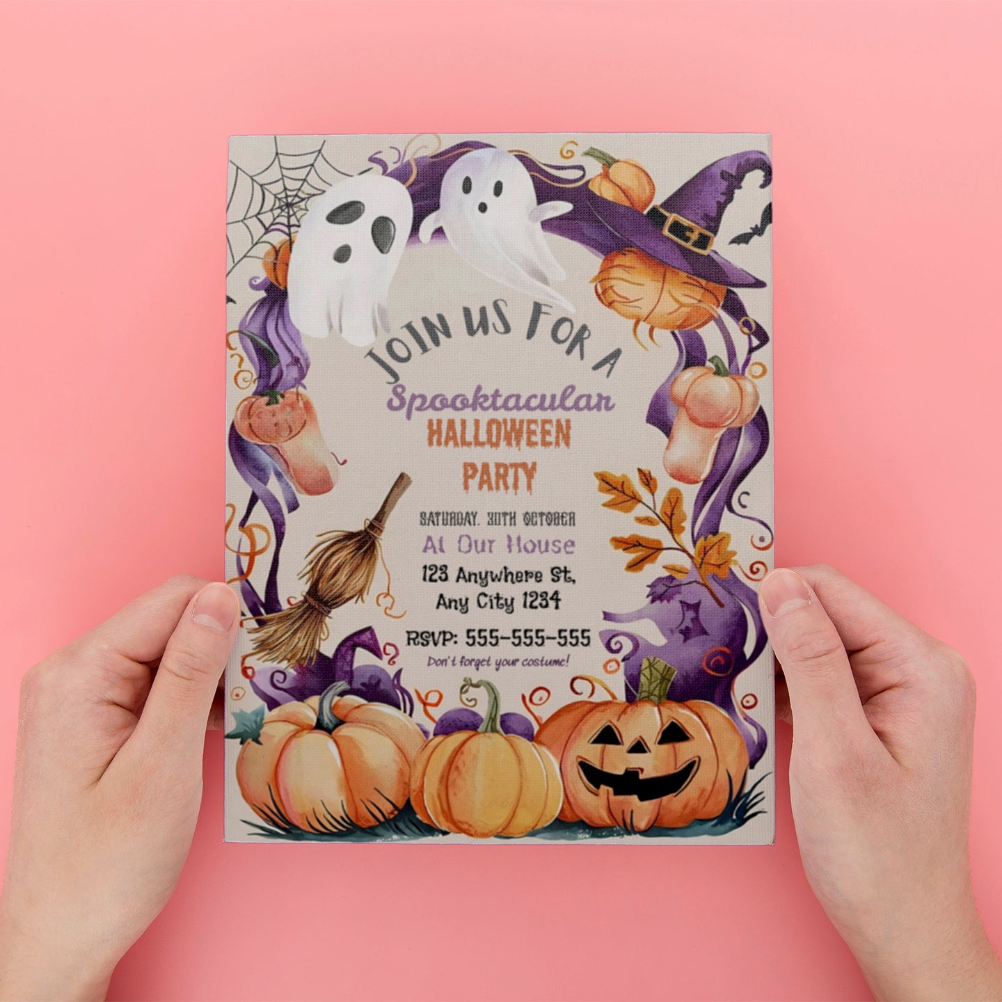 Spooktacular Halloween Party Invitation - CreativeRino