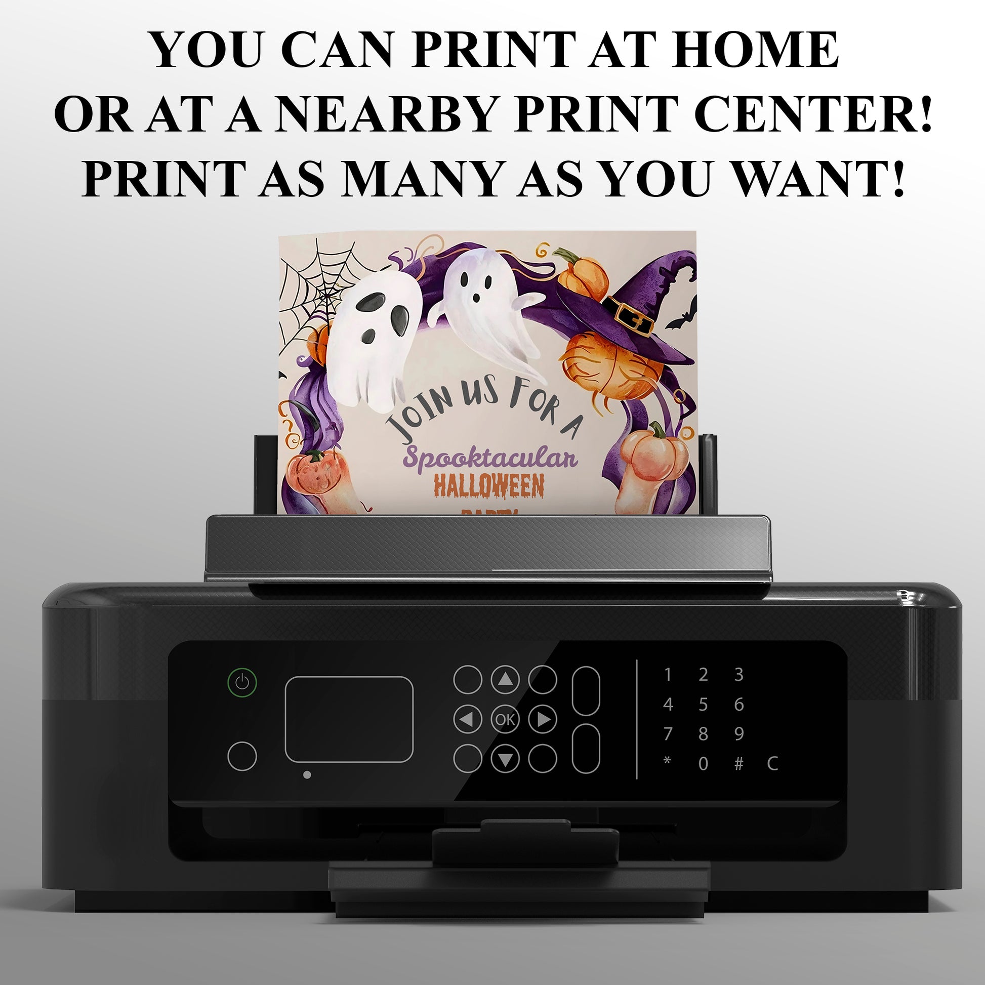 Spooktacular Halloween Party Invitation - CreativeRino