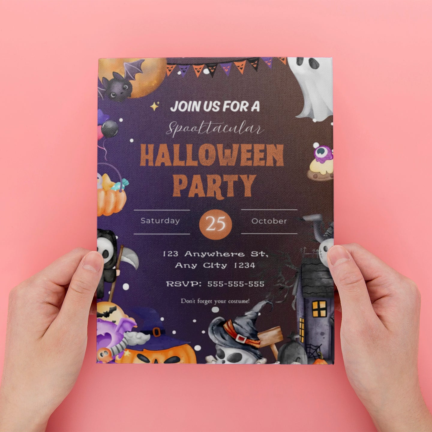 Halloween Party Invitation - CreativeRino