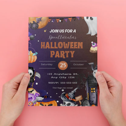 Halloween Party Invitation - CreativeRino