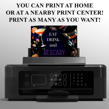 Cocktail Halloween Party Invitation - CreativeRino