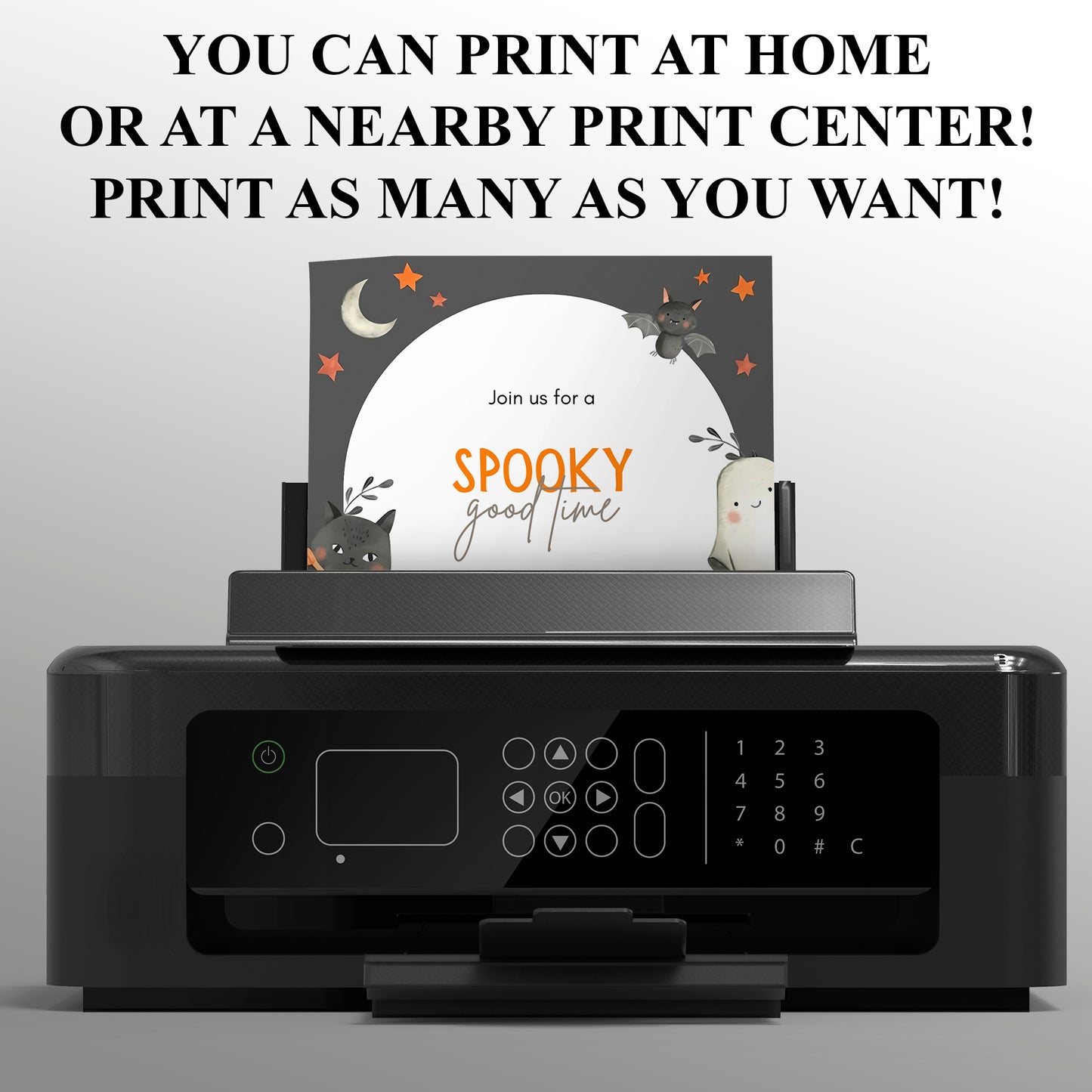 Kids Halloween Party Invitation - CreativeRino